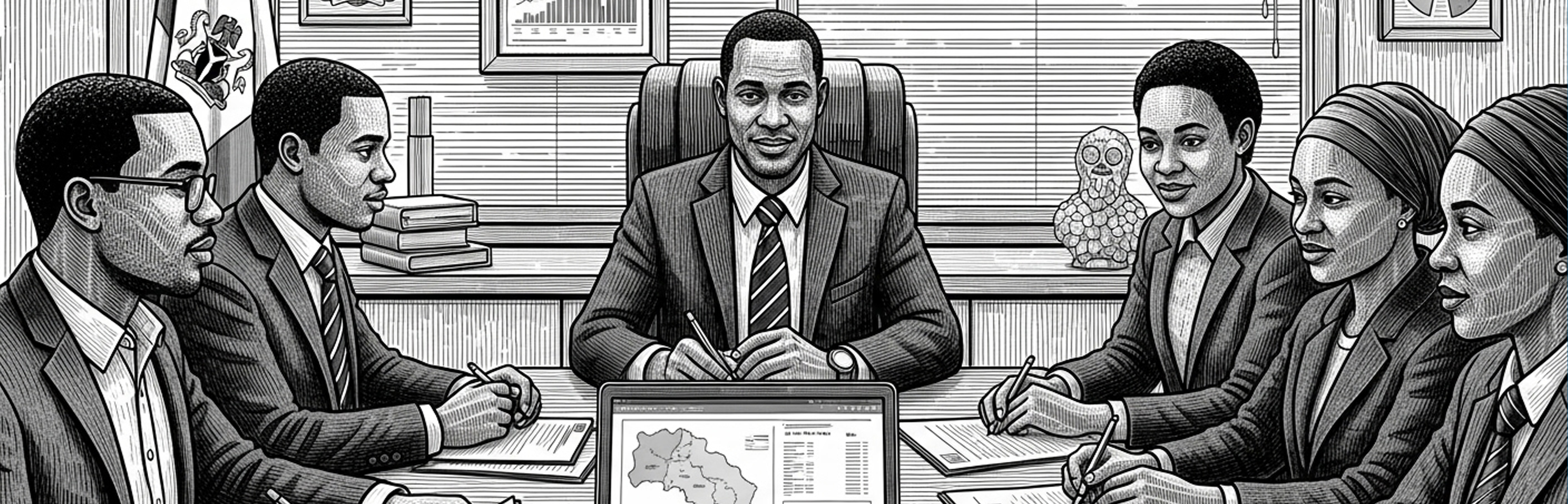 Reform Natural Resource & Tax Governance - Community discussion illustration